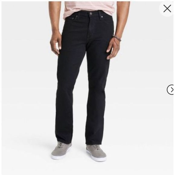 Goodfellow & Co Other - Goodfellow & Co Total Flex Straight Fit Men’s Black Denim Jeans Size 40W x 32L